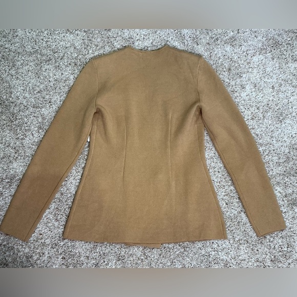 Ralph Lauren Tan Long Sleeve Cardigan Sweater New XS - Picture 2 of 14
